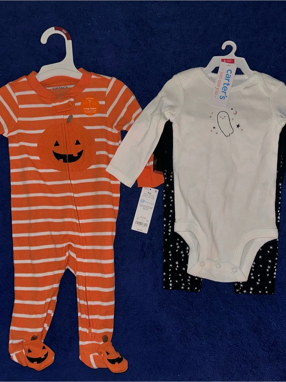 Carter’s Baby First Halloween Long Sleeve Bodysuit Tutu Lot of 3 6M NWT